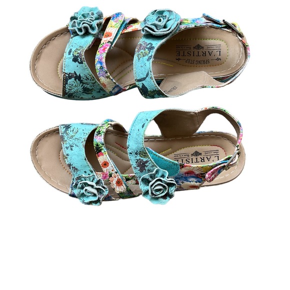 Spring Step L’ARTISTE Joelina-Dazi Ankle Strap Sandals - Picture 4 of 8